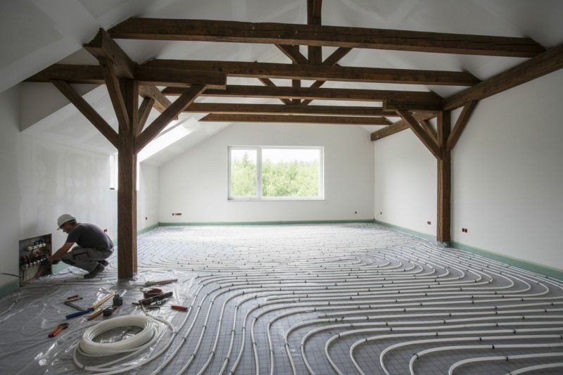 Radiant Floor Heat Installation