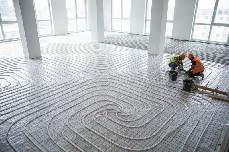 Radiant Floor Heat Installation