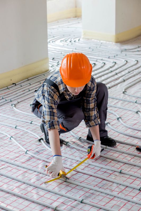 Radiant Floor Heat Installation